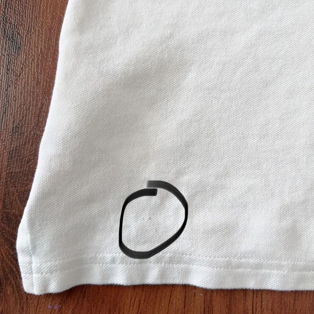 Ralph Lauren Kids Polo Shirt in White with Blue Logo